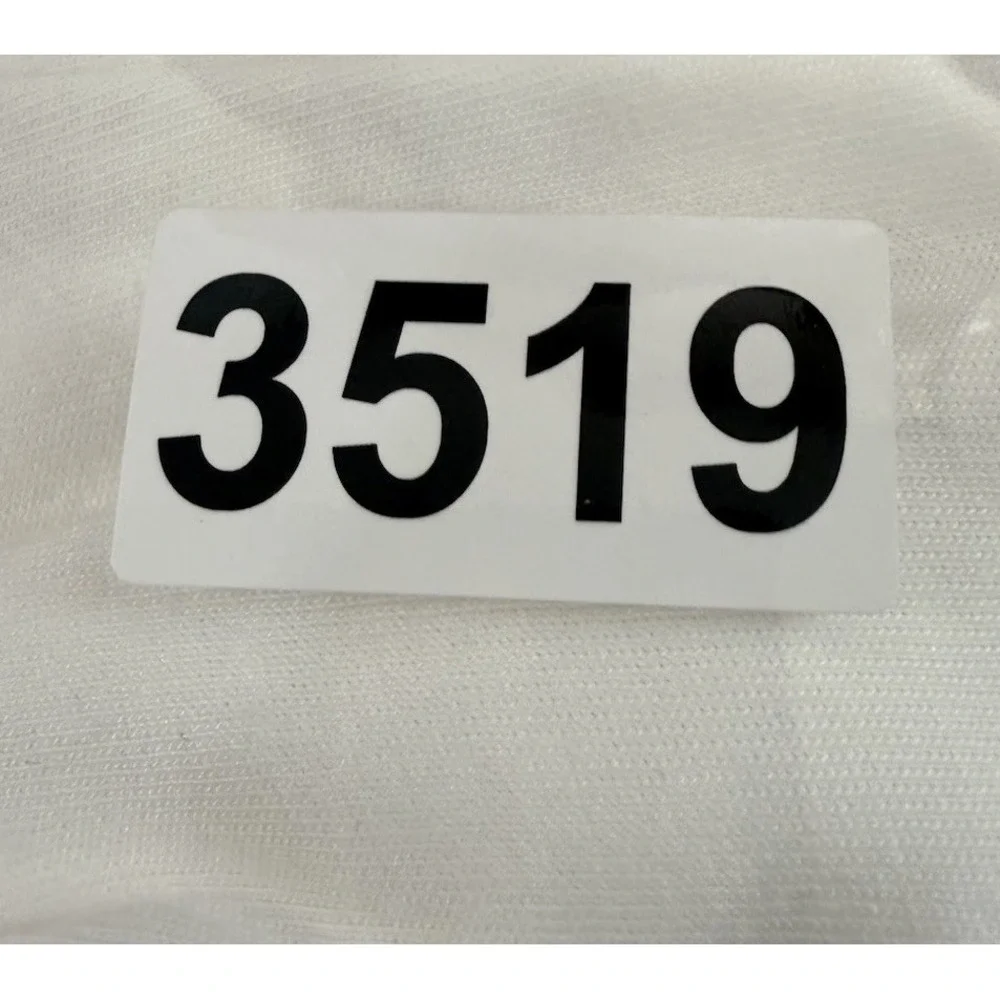 Pure Jill Women's Sz M White Scrunch Twist Front Boat Neck oft Kno Top - Picture 7 of 7